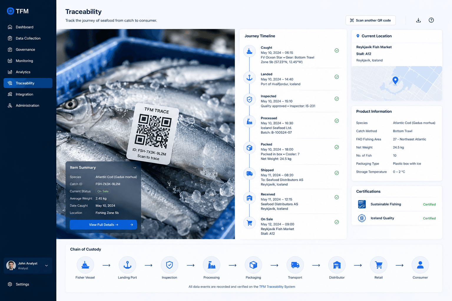 Traceability capability